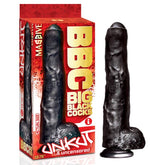 BBC - Big Black Cock - Unkut 13.75 Inch - - Realistic Dildos